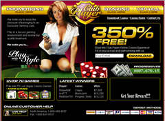 Captura de tela do Club Player Casino