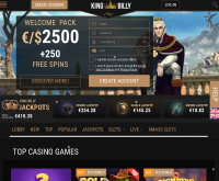 King Billy Casino Screenshot