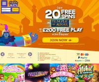 Captura de tela do cassino Aladdin Slots