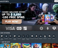 Galactic Bets Casino Screenshot