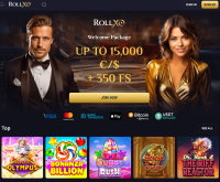 Captura de tela do Rollxo Casino