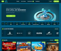 Screenshot van het stakemania casino